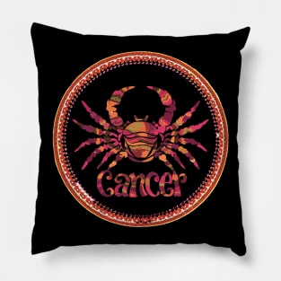 "Lunar Whispers: Cancer Serenade"- Zodiac Horoscope Star Signs Pillow