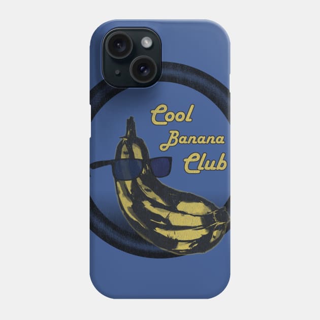 Cool Banana Club Vintage Look Phone Case by cheekenpeeg