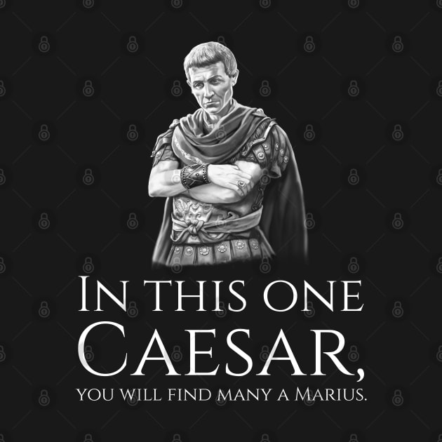 Ancient Rome Sulla Quote About Julius Caesar And Marius by Styr Designs