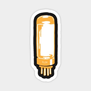 EL34 Vacuum tube icon Magnet