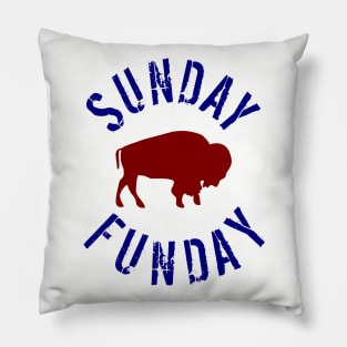 Buffalo Football Sunday Funday Pillow