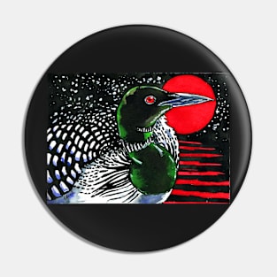 Common Loon Pin