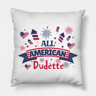 All American Dudette Pillow