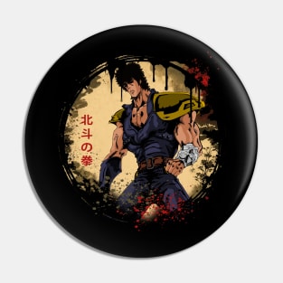 Brutal Battles Fist Of The North Star's Unyielding Force Pin