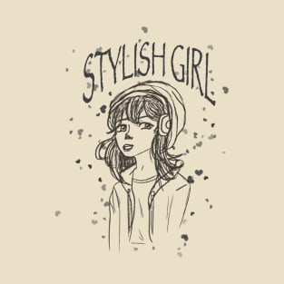 Stylish girl T-Shirt