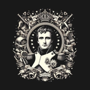 Napoleon Bonaparte Portrait - French Military Icon T-Shirt