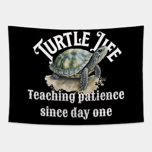 Turtle Life, Teaching patience since day one Tapestry