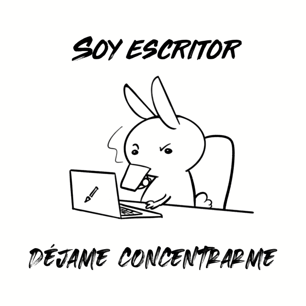 Soy escritor. Déjame concentrarme by Nikoleart