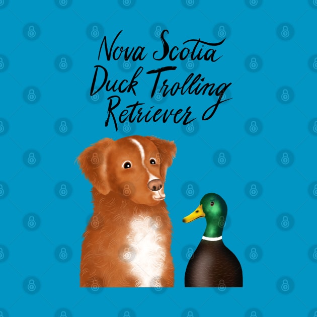 Nova Scotia Duck Trolling Retriever by illucalliart