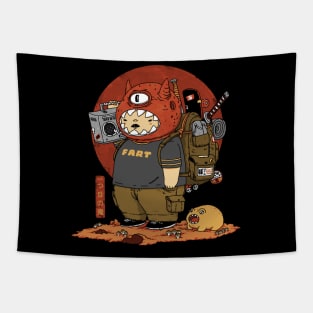 One-Eyed Oni Kid Tapestry