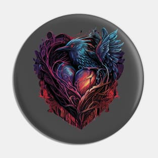 Gothic heart Pin