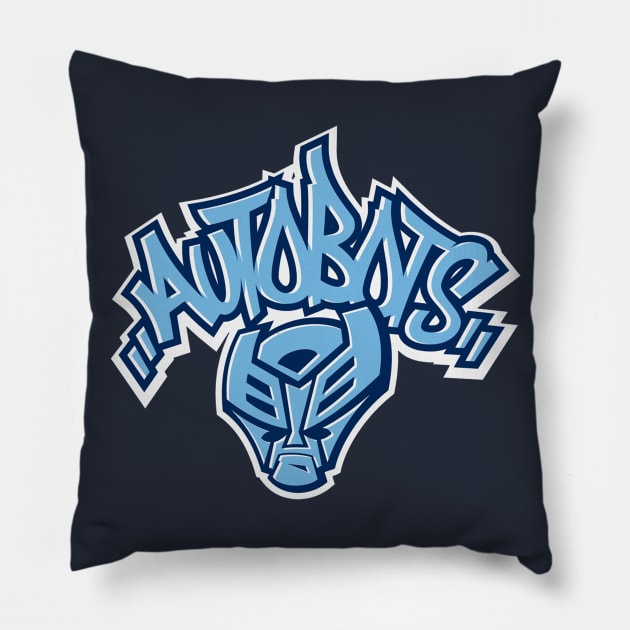 AUTOBOTS: Graff style Pillow by ROBZILLA