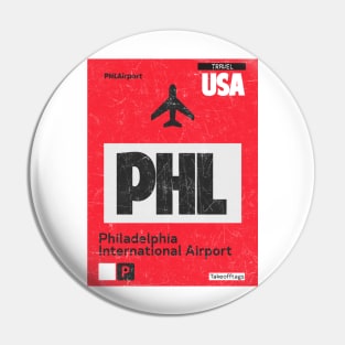 PHL Philadelphia red Pin