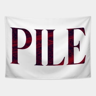 Pile - Simple Typography Style Tapestry