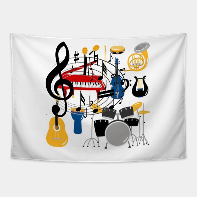 Music Tapestry by ART&LINES