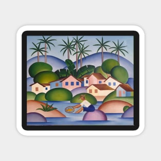 an angler 1925 - Tarsila do Amaral Magnet