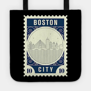 Boston Stamp Design Tote