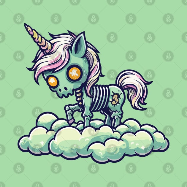 Unicorn Zombie by katzura