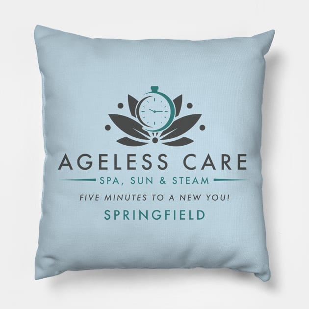 Ageless Care Spa - COLOR Pillow by PopCultureShirts