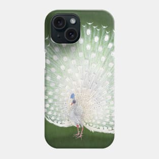 White Peacock Phone Case