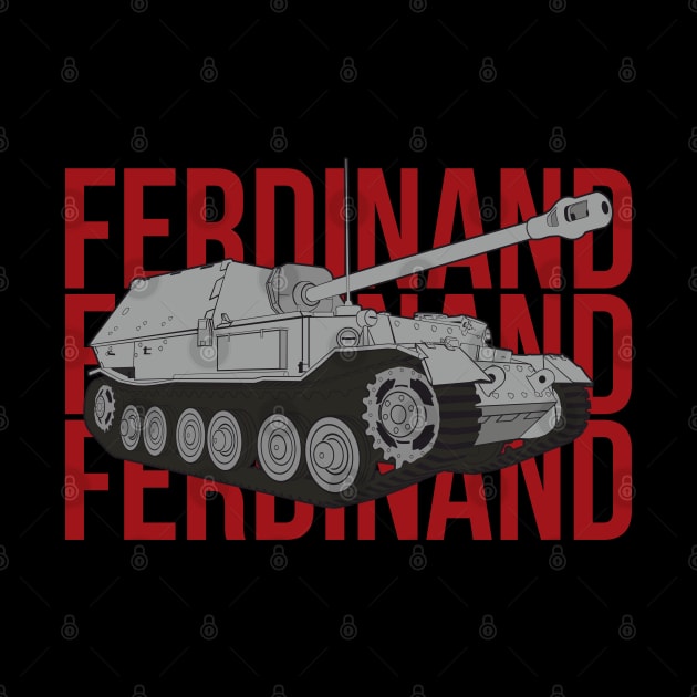 Ferdinand German tank destroyer by FAawRay