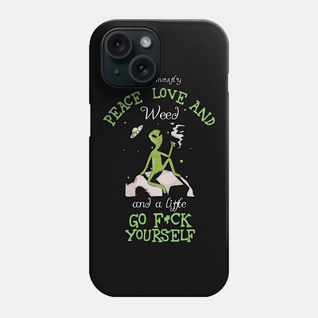 Moon Alien Phone Case by CrissWild