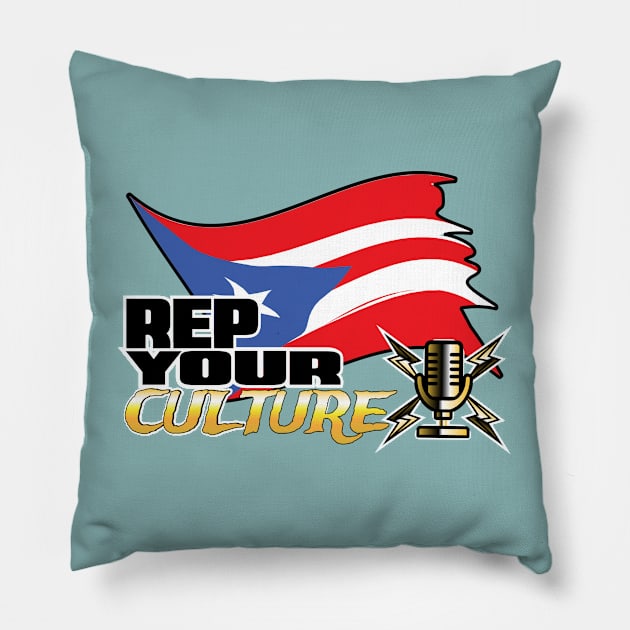 The Rep Your Culture Line: Puerto Rico Pillow by The Culture Marauders