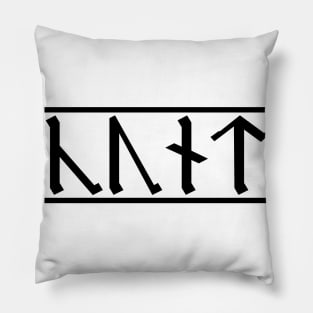 Rude Runes - Anglo-Saxon oaths (1) Pillow