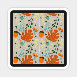 Autumn Pattern, Fall Leaves vol.2 Magnet