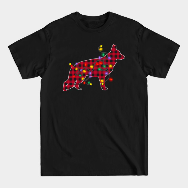 Discover German Shepherd Christmas Pajamas Dog Xmas Lights Gifts Men Women Kids - German Shepherd Christmas - T-Shirt