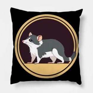 Weird Little Possum Marsupial Guy Pillow