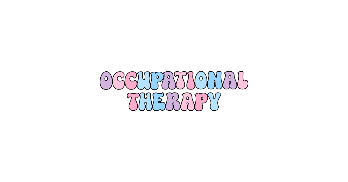 OT Bubble Letters Pastel - Occupational Therapy - T-Shirt TeePublic