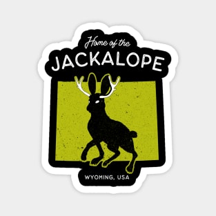 Home of the Jackalope - Wyoming, USA Cryptid Magnet