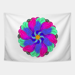 Watercolor Flowers Tapestry