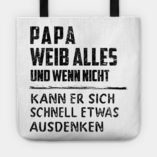 PAPA WEIB ALLES UND WENN NICHT KANN ER SICH SCHNELL ETWAS AUSDENKEN Tote