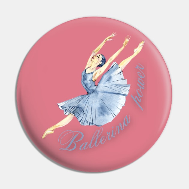 Ballerina Pin by EnchantedSpectrum