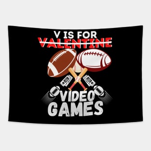 V is for valentine video games Tapestry