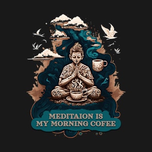 Meditation is my morning coffee T-Shirt