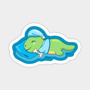 Sleeping dinosaur Magnet