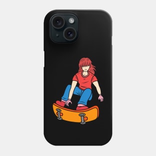 Beautiful skater girl Phone Case