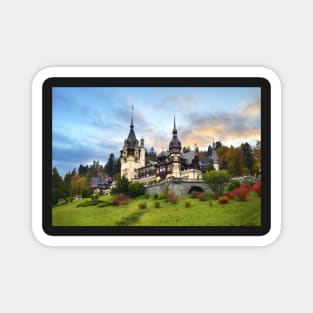 Peles Castle in Sinaia, Romania Magnet