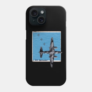 B26 Marauder WW2 bomber airplane over the ocean Phone Case