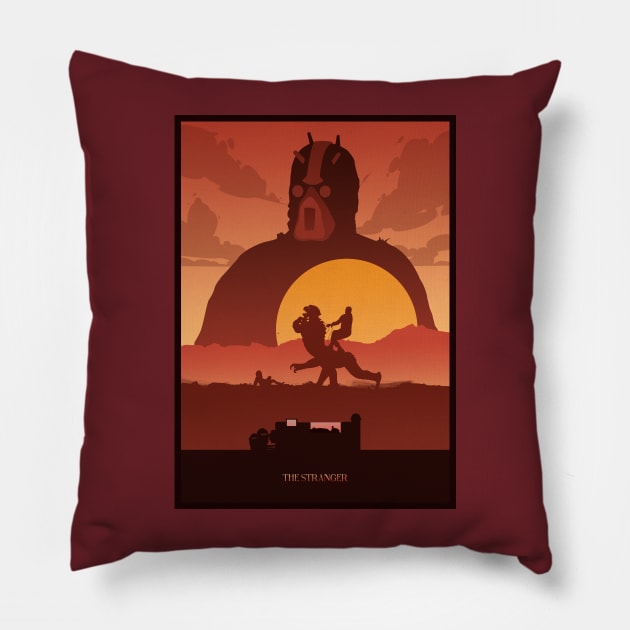 The Stranger Pillow by mateusquandt