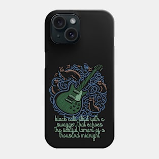 Black cats blues Phone Case