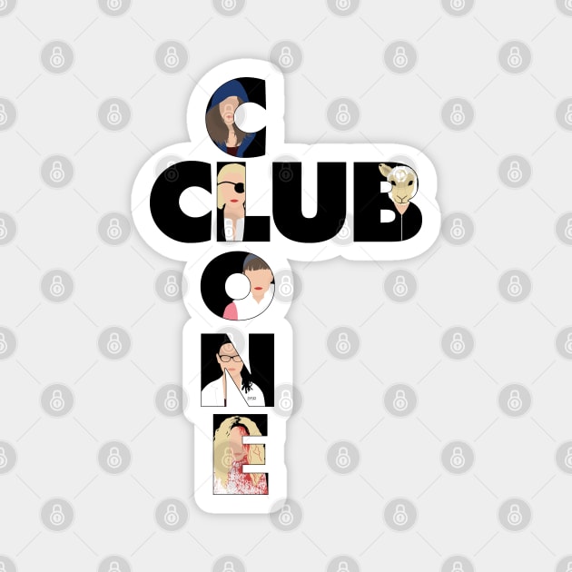 Orphan Black - Clone Club V1 B Magnet by Poison90