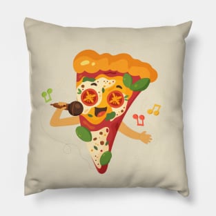 Pizza Cartoon Singer Pillow