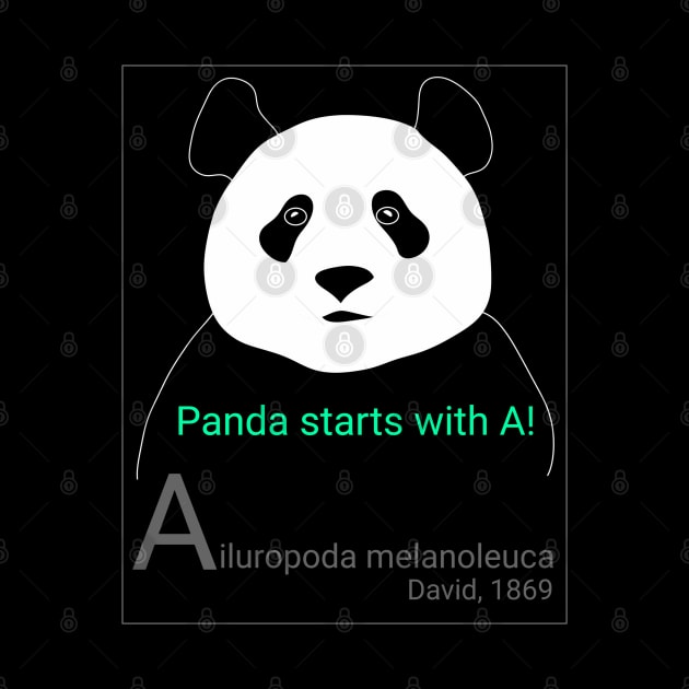 Panda starts with A! by Namwuob