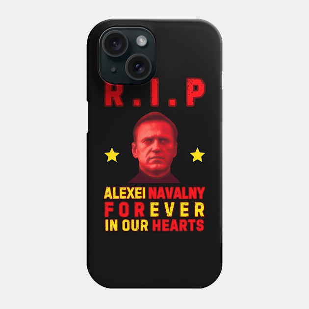 RIP ALEXEI NAVALNY FOREVER IN OUR HEARTS Phone Case by ProgressiveMOB