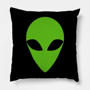Green Alien Pillow