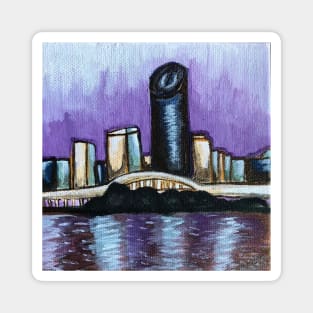 Brisbane River Print Magnet